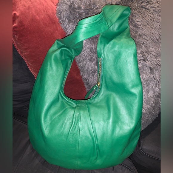 Anthropologie Slouchy Leather Shoulder Tote